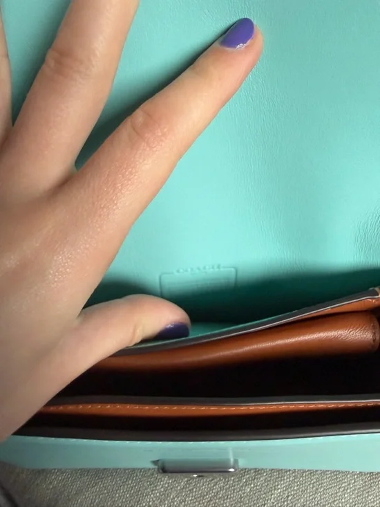 Coach Bandit Crossbody in Faded Blue/Silver - Picture 10 of 12